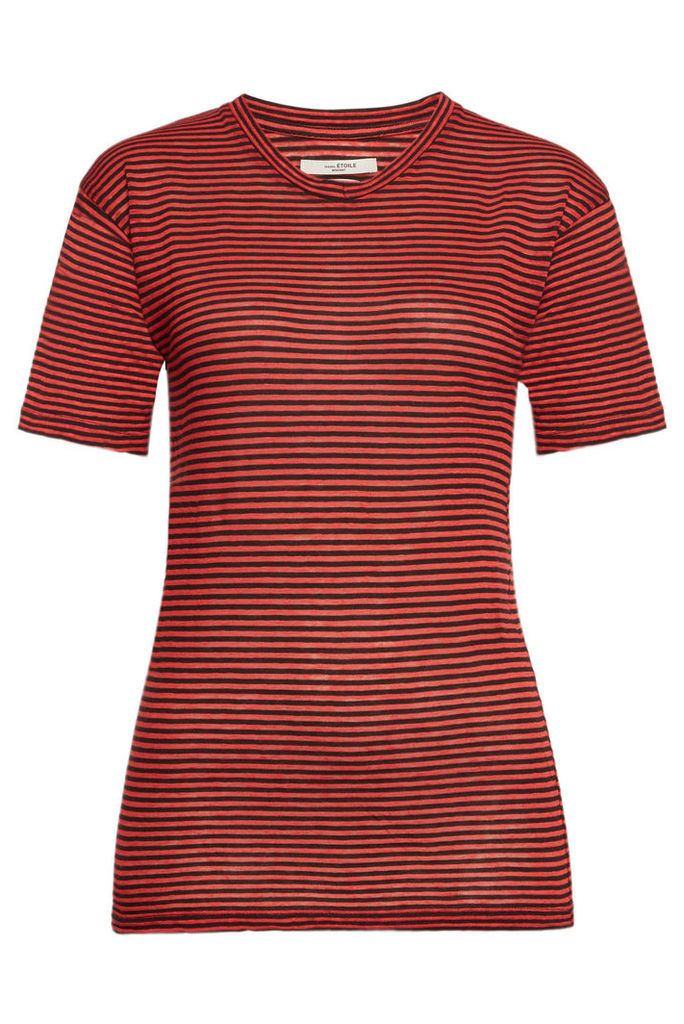 Isabel Marant toile Striped T-Shirt in Cotton and Linen