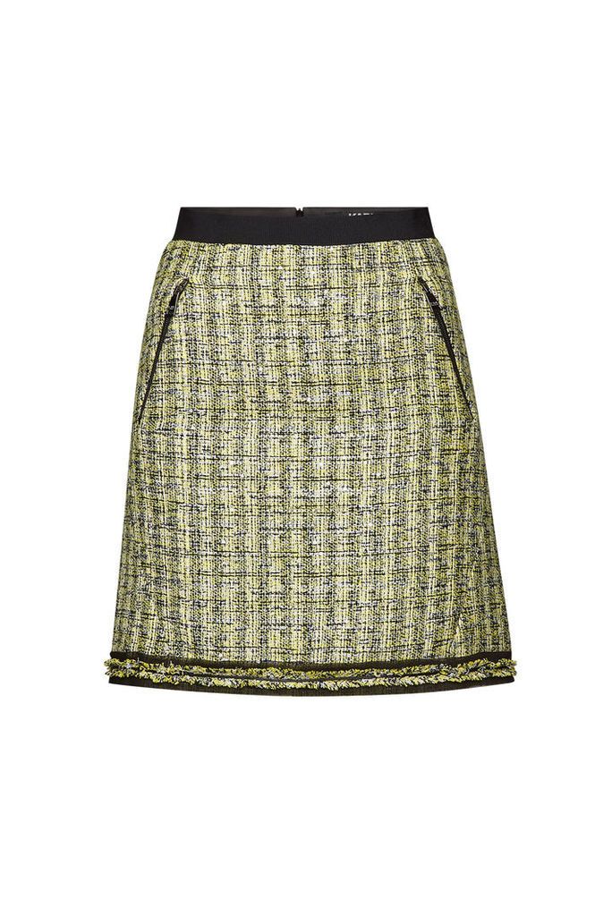 Karl Lagerfeld Boucle Mini Skirt with Sequins