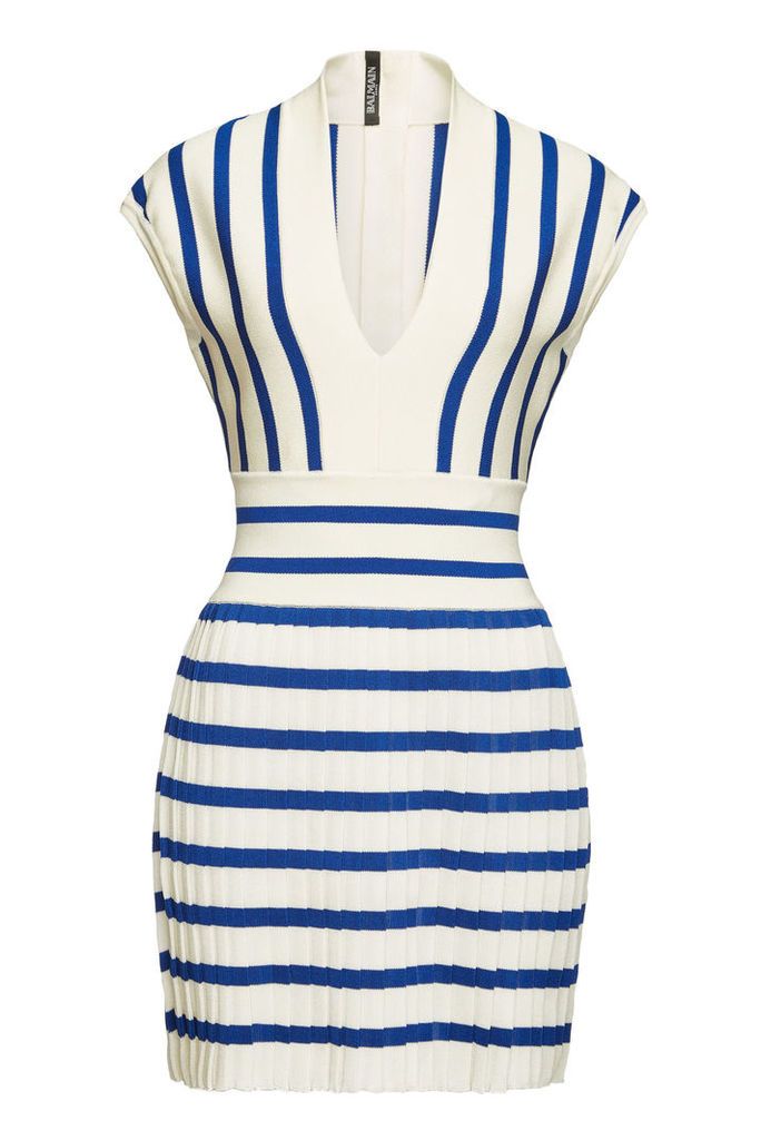 Balmain Striped Mini Dress