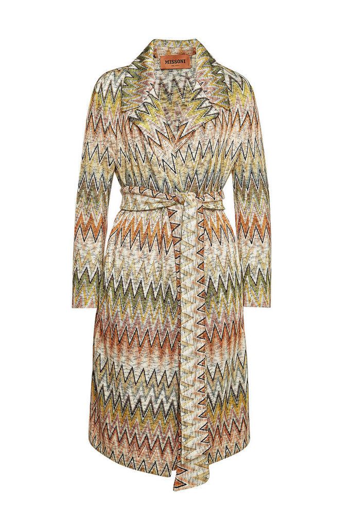 Missoni Knit Coat with Wool