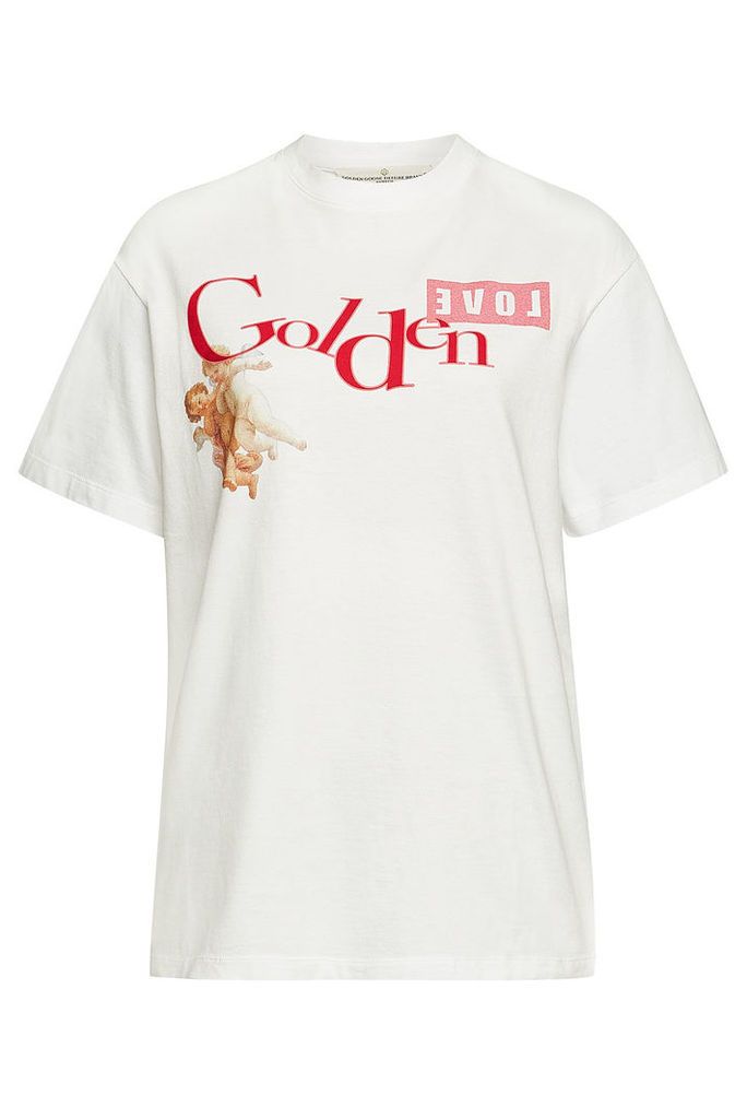 Golden Goose Printed Cotton T-Shirt