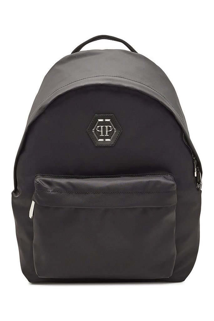 Philipp Plein Fabric Backpack with Leather
