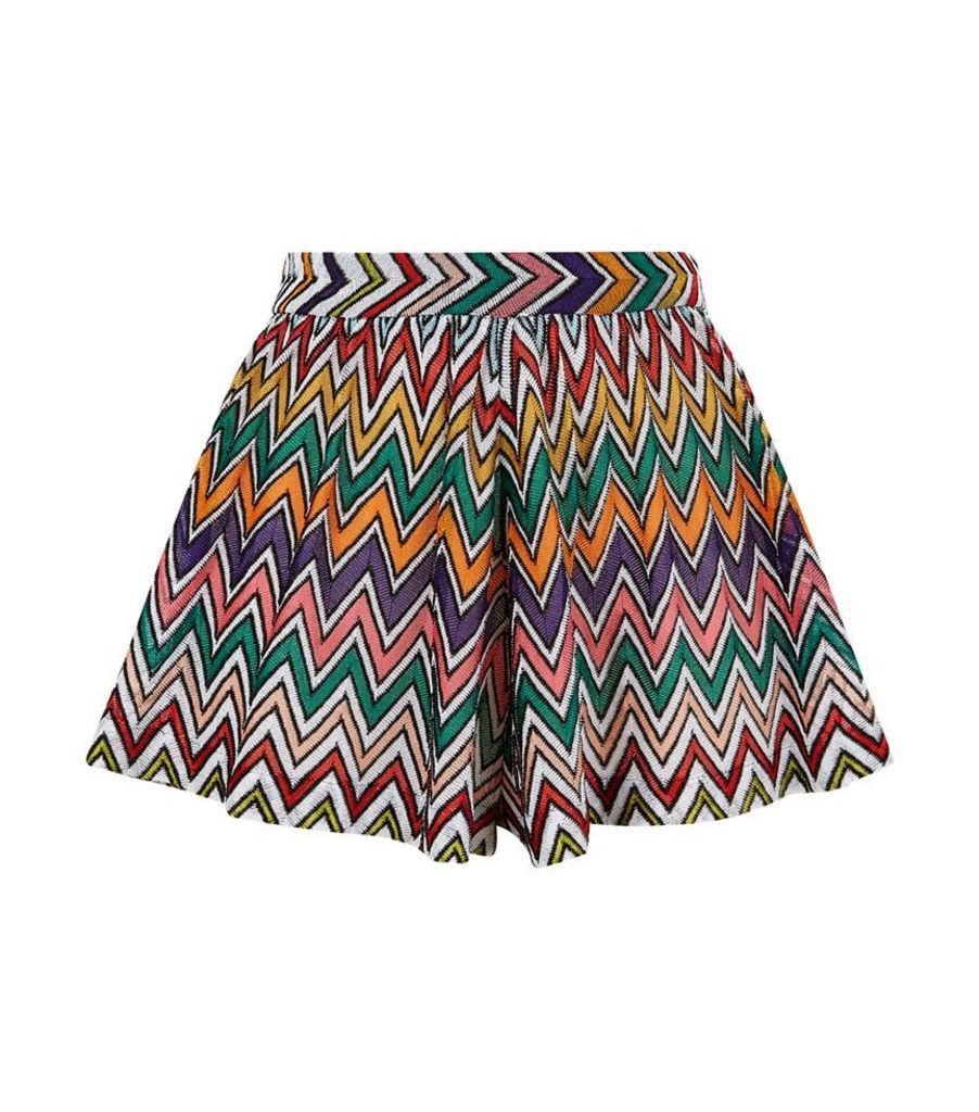 Missoni Mare, Zig Zag Knit Shorts, Female