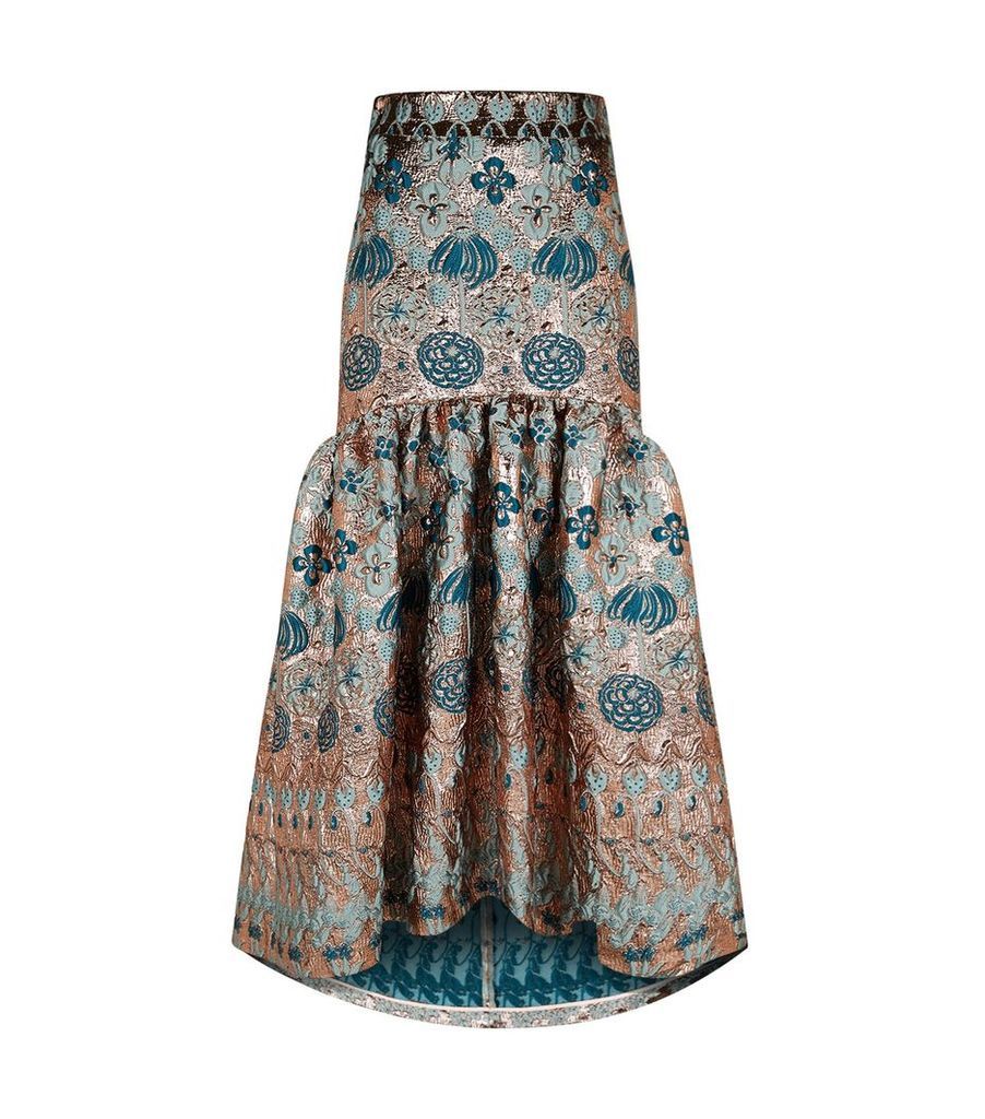 Tower Jacquard Gown Skirt