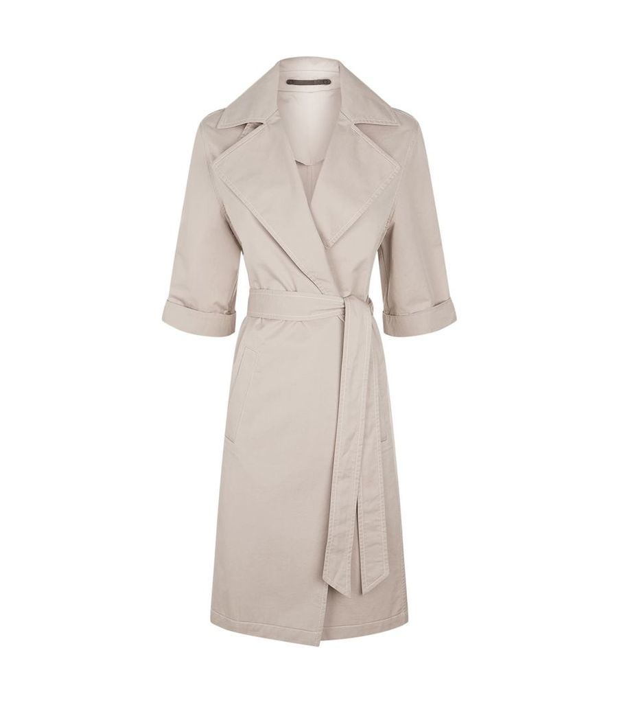 Cropped Sleeve Luna Trench Coat