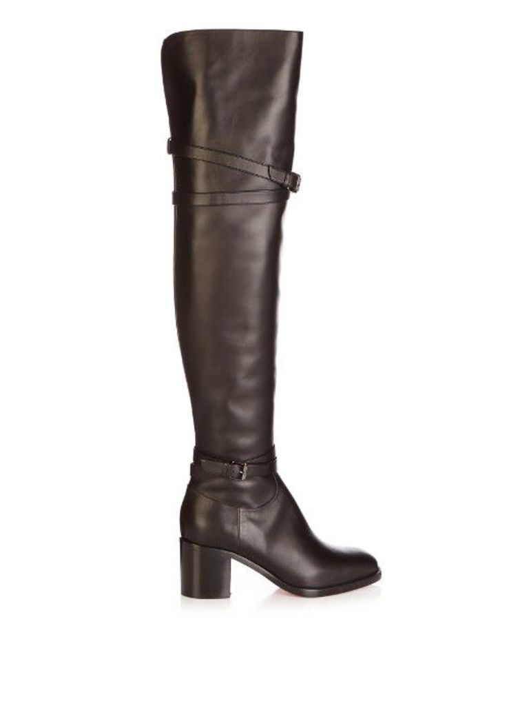 Karialta 70mm over-the-knee leather boots