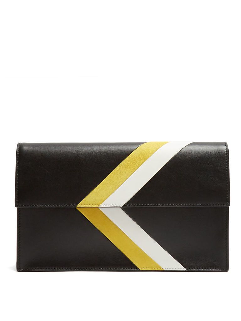 Gordon leather clutch