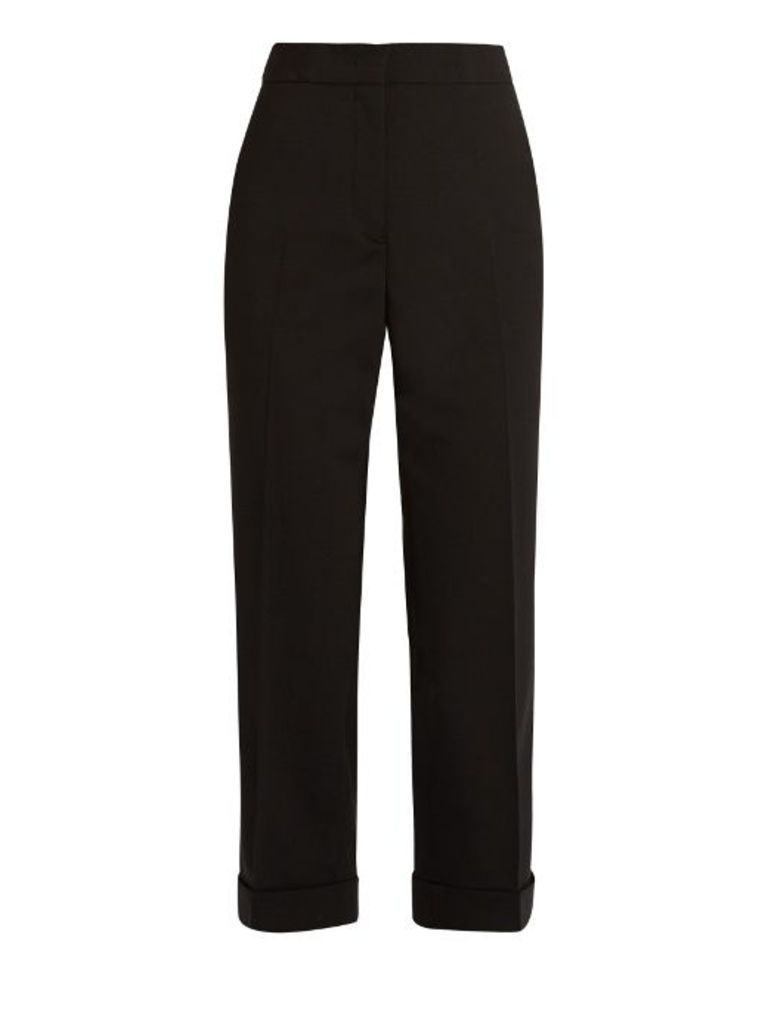 Alfred stretch-wool cropped trousers