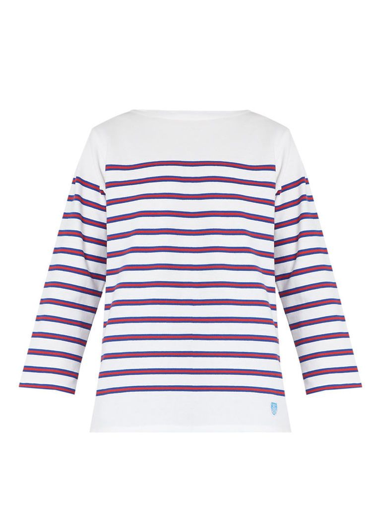 Breton-striped cotton top