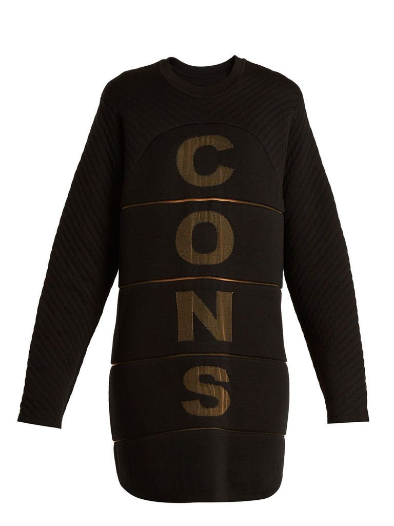 Charli Cohen - Consumed Wool Blend Performance Sweater - Womens - Black Multi
