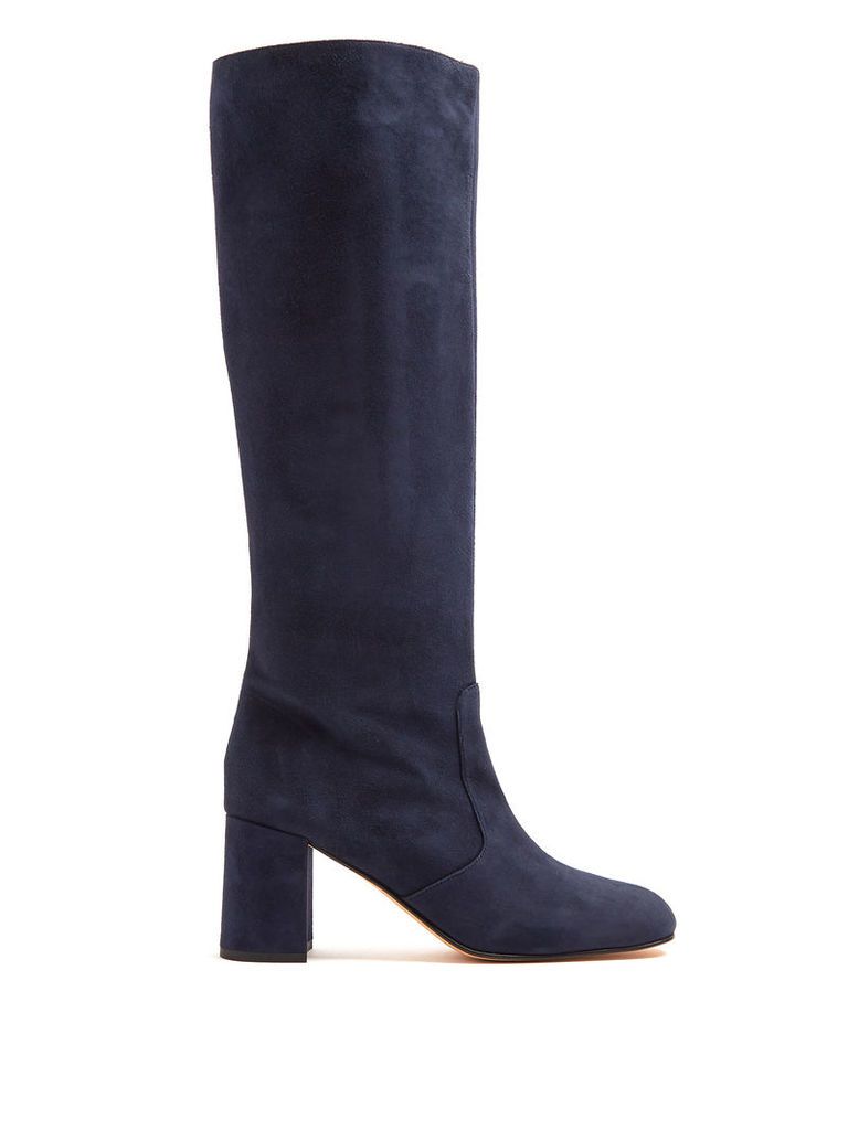 Lune suede knee-high boots