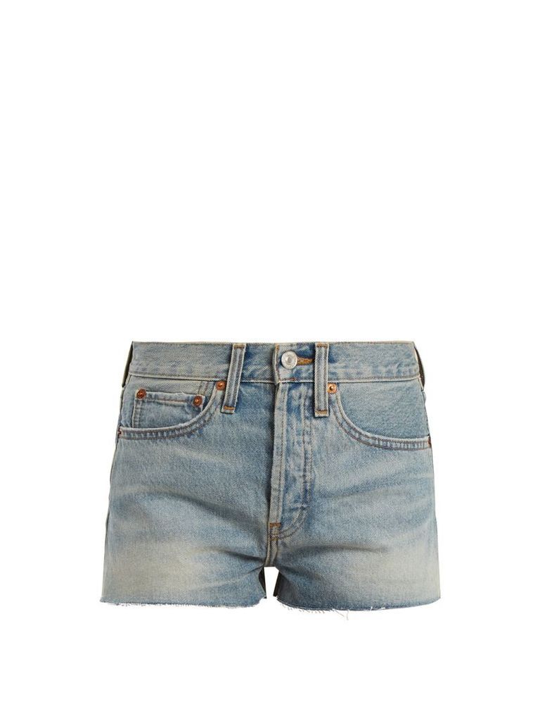 Originals The Short mid-rise denim shorts