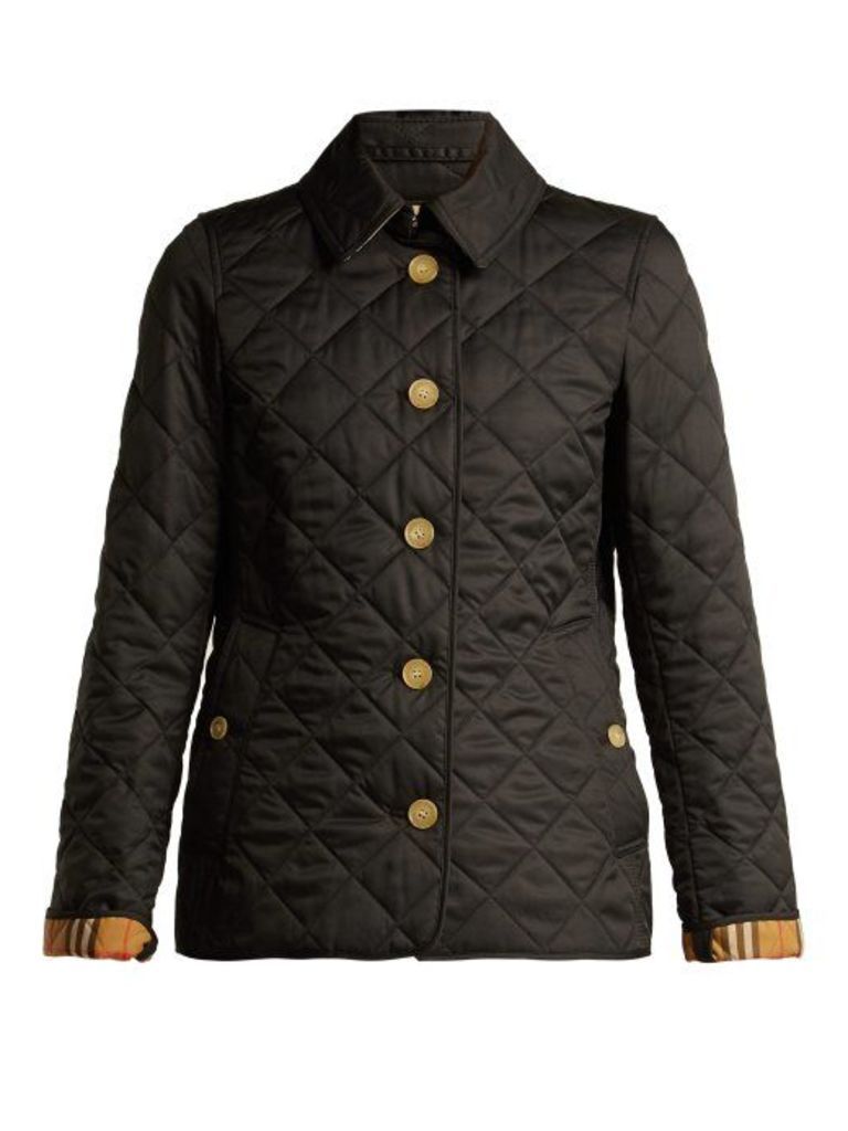 Burberry - Diamond Quilted Jacket - Womens - Black