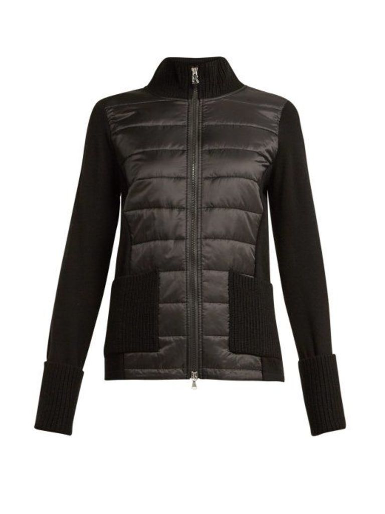 Bogner - Roxa Down Quilted Wool And Nylon Jacket - Womens - Black