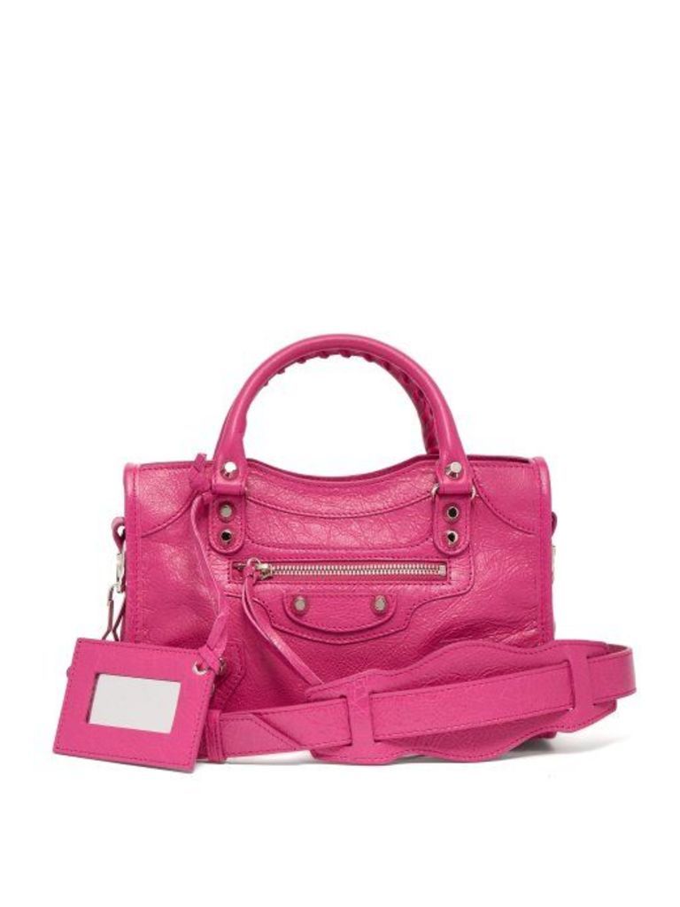 Balenciaga - Classic City Mini Leather Bag - Womens - Pink