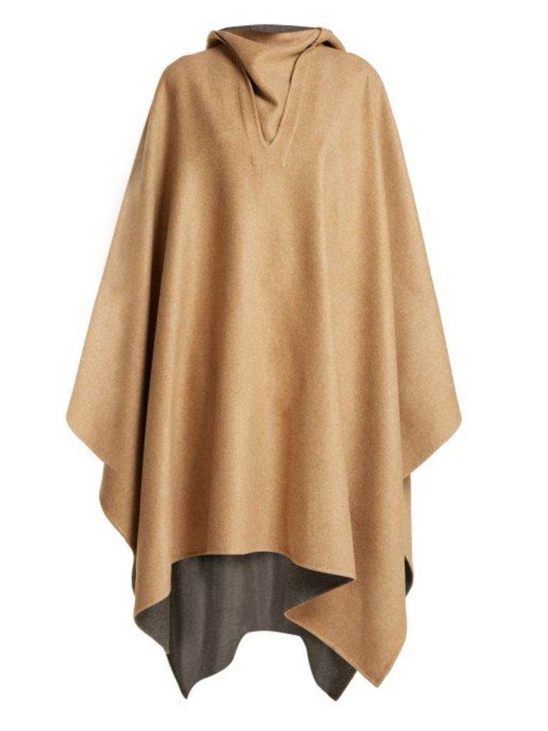 Givenchy - Reversible Cashmere Cape - Womens - Camel