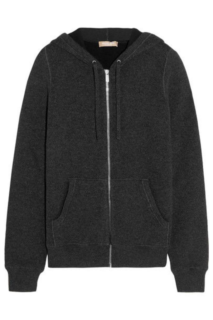 Michael Kors Collection - Cashmere-blend Hooded Top - Charcoal