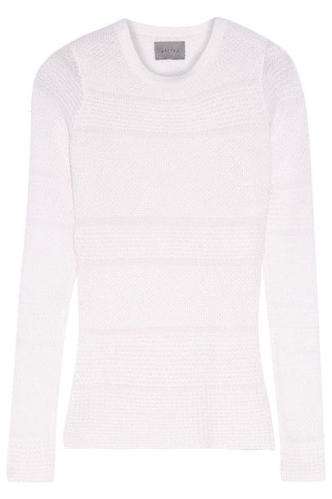 Maiyet - Open-knit Cashmere And Silk-blend Sweater - Ivory