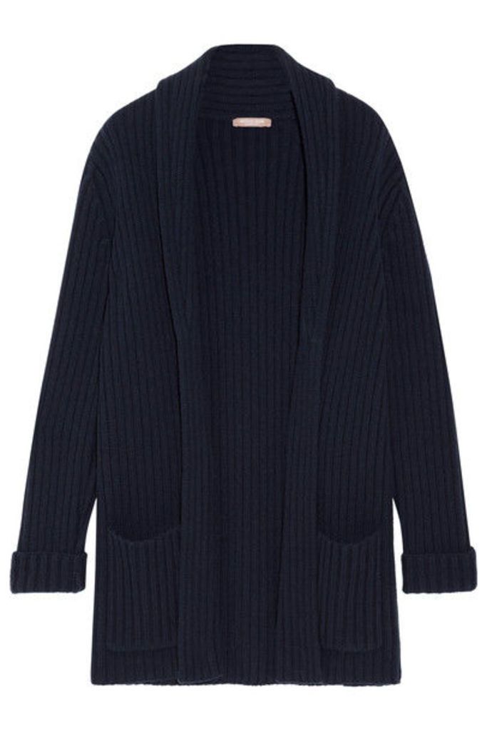 Michael Kors Collection - Oversized Ribbed Cashmere Cardigan - Navy