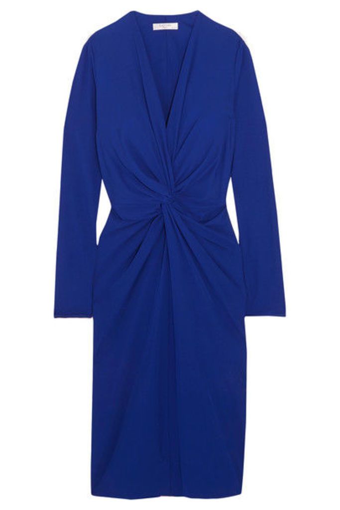 Lanvin - Twist-front Jersey Dress - Royal blue