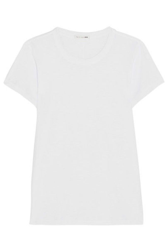 rag & bone - The Tee Slub Cotton-jersey T-shirt - White