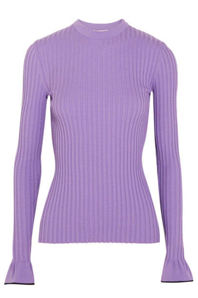 Emilio Pucci - Ribbed-knit Top - Lavender
