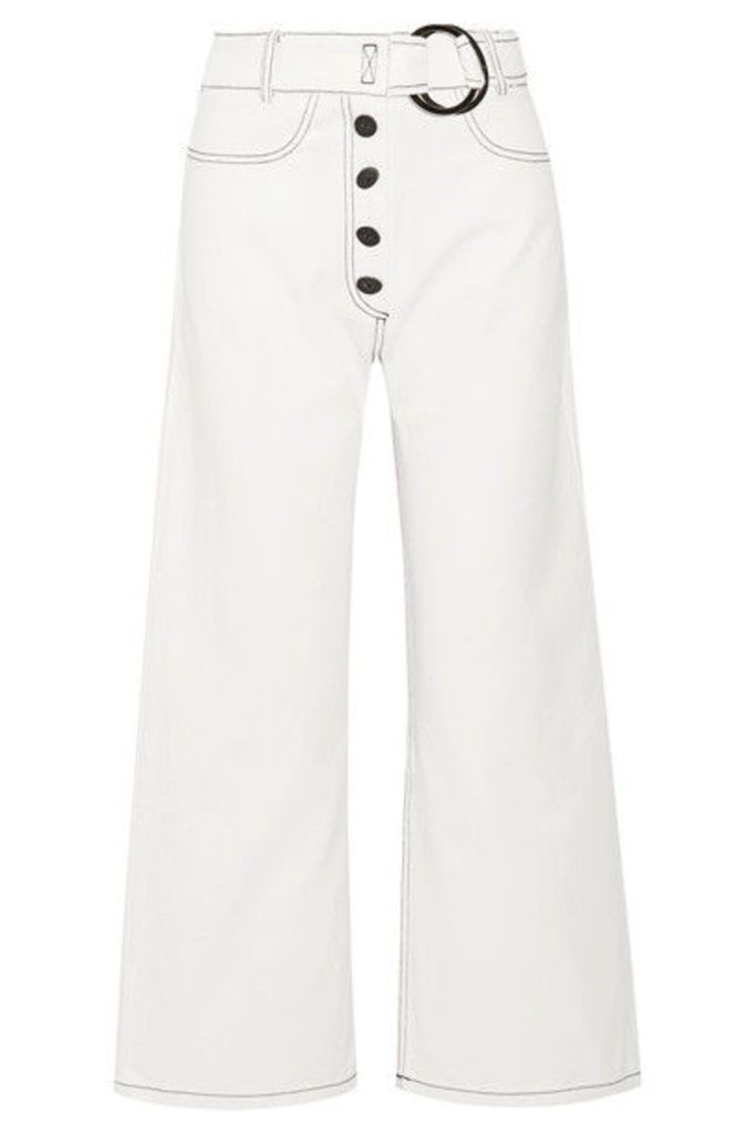 Rejina Pyo - Emily High-rise Wide-leg Jeans - White