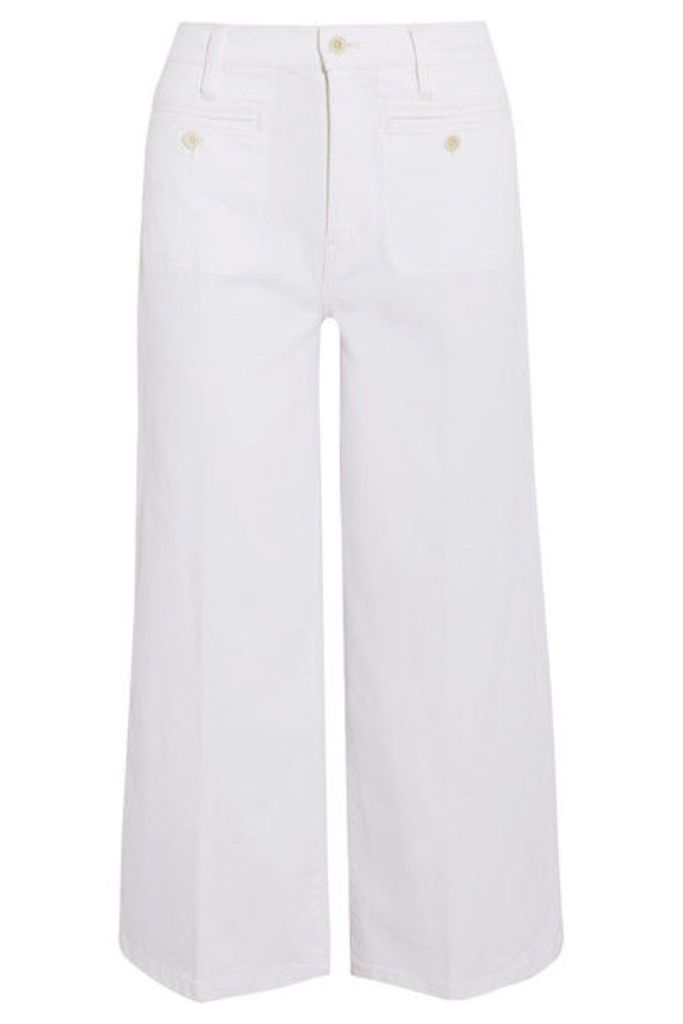 Madewell - Cropped Wide-leg Jeans - White