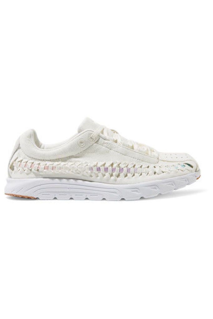 Nike - Mayfly Woven Faux Suede Sneakers - Ivory