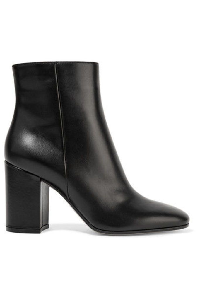 Gianvito Rossi - Leather Ankle Boots - Black