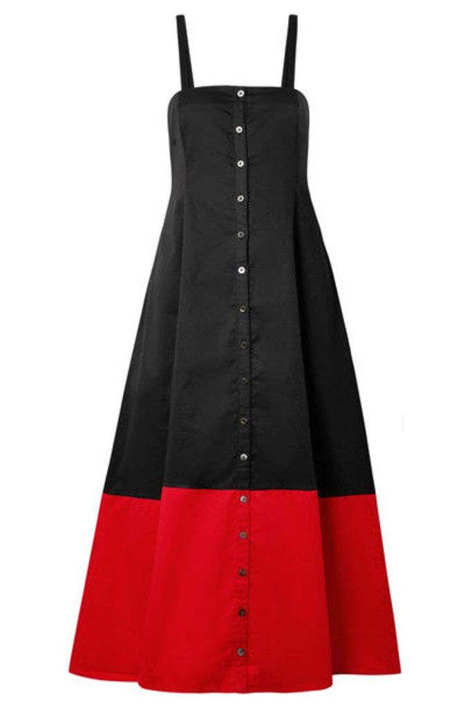 Mara Hoffman - Marina Two-tone Organic Cotton Dress - Black
