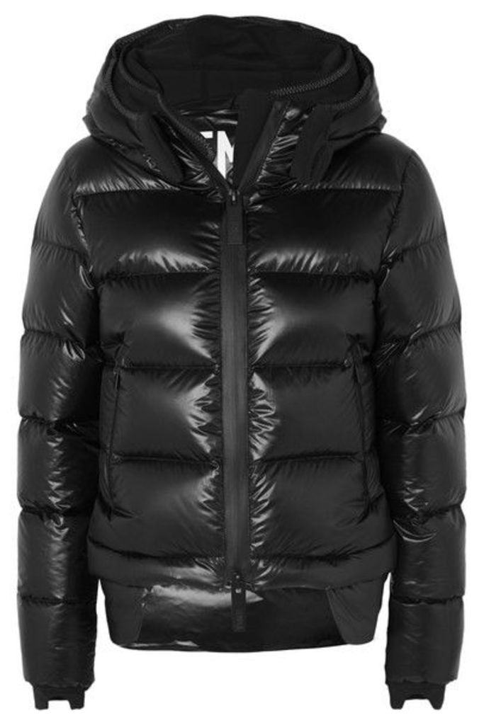 TEMPLA - Nano Hooded Quilted Shell Down Coat - Black