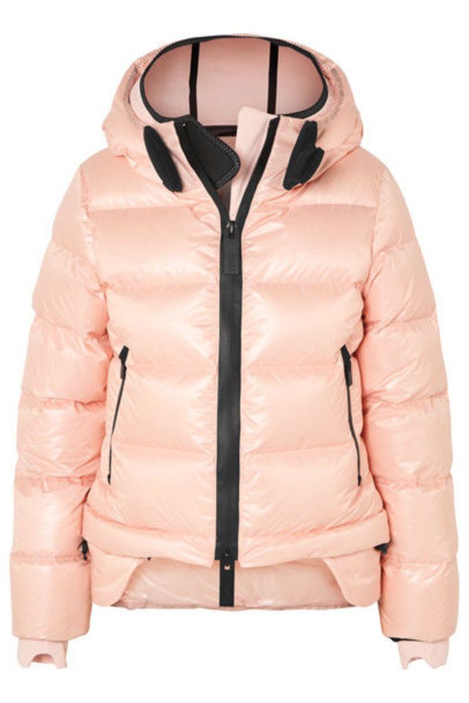 TEMPLA - Nano Hooded Quilted Shell Down Coat - Pink
