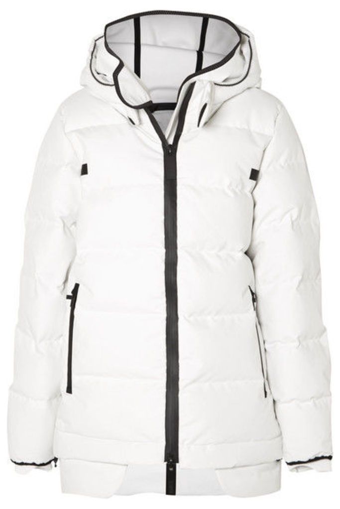 TEMPLA - 3l Quilted Cotton-blend And Tech-jersey Down Coat - White