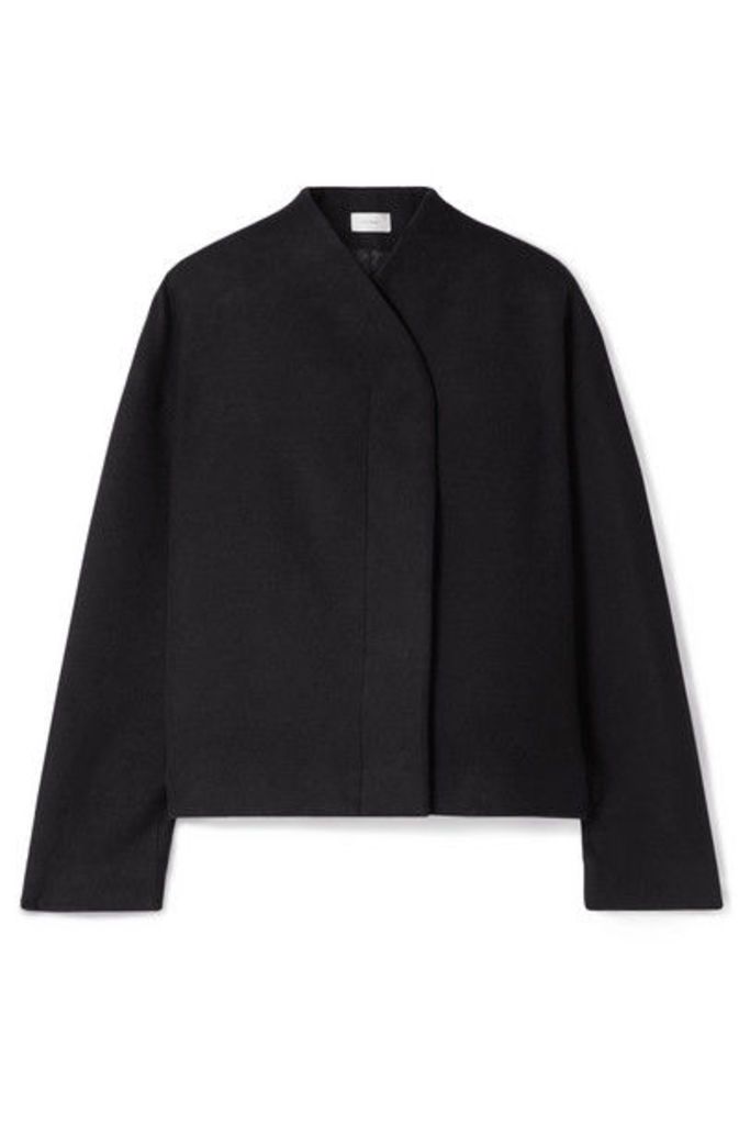 The Row - Moona Cotton And Wool-blend Jacket - Black