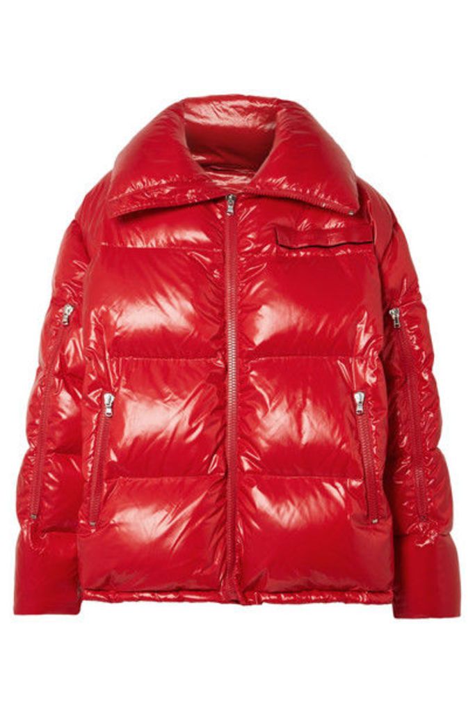 CALVIN KLEIN 205W39NYC - Oversized Quilted Coated-shell Jacket - Red