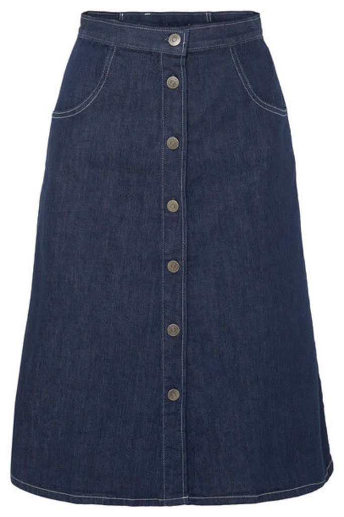 M.i.h Jeans - Callcott Organic Denim Skirt - Dark denim
