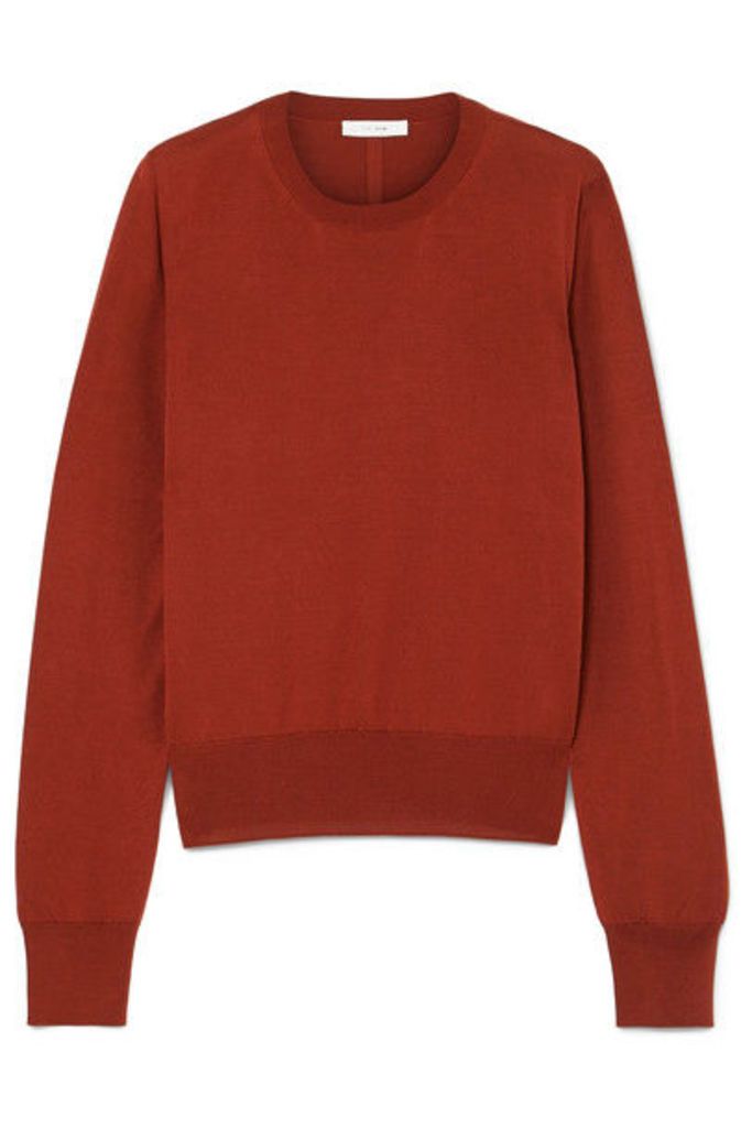 The Row - Den Silk-blend Sweater - Brick
