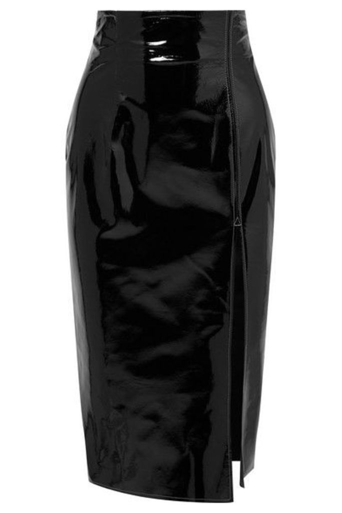 16ARLINGTON - Patent-leather Pencil Skirt - Black
