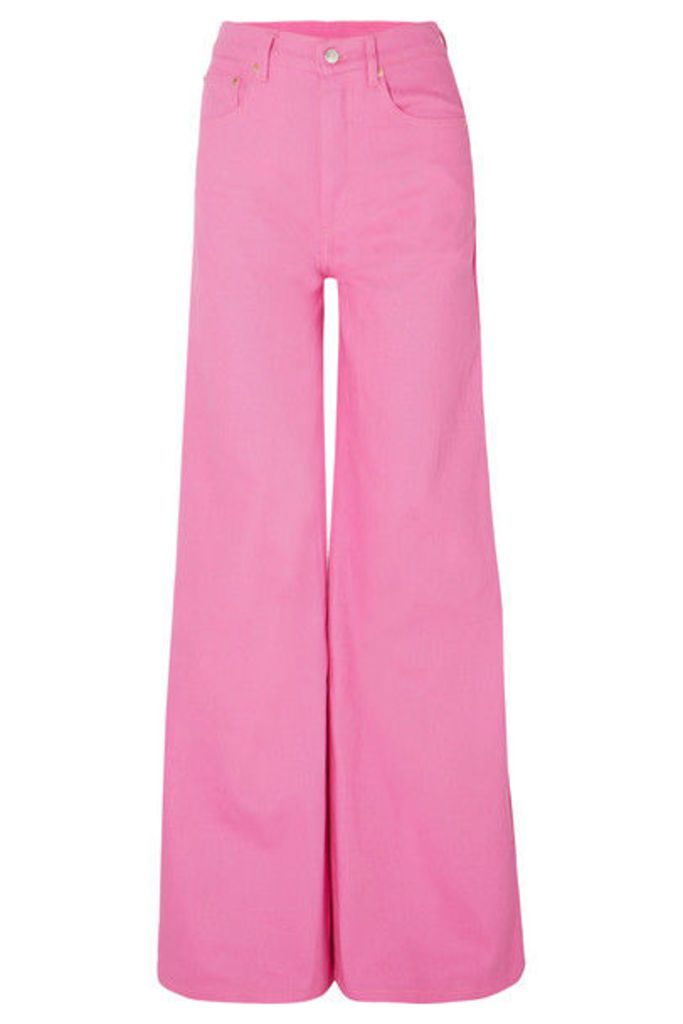 Solace London - Nora High-rise Wide-leg Jeans - Bright pink