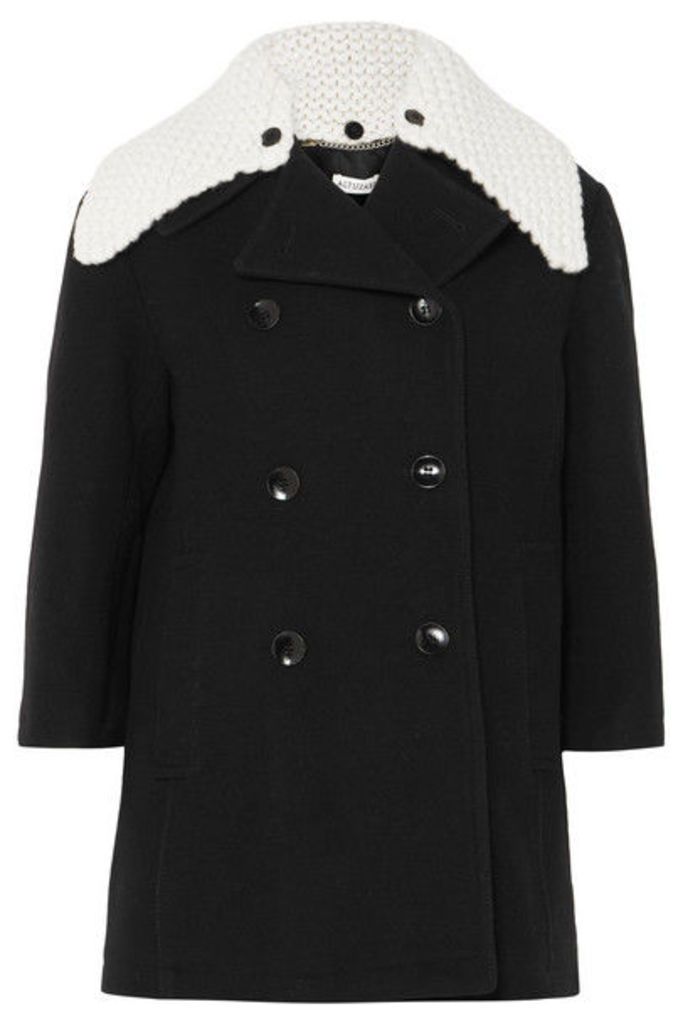 Altuzarra - Double-breasted Wool-blend Coat - Black