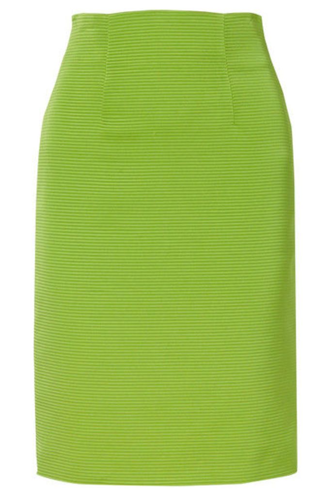 Versace - Ribbed-knit Skirt - Lime green