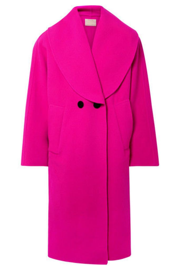 Marc Jacobs - Oversized Double-breasted Wool-blend Coat - Fuchsia