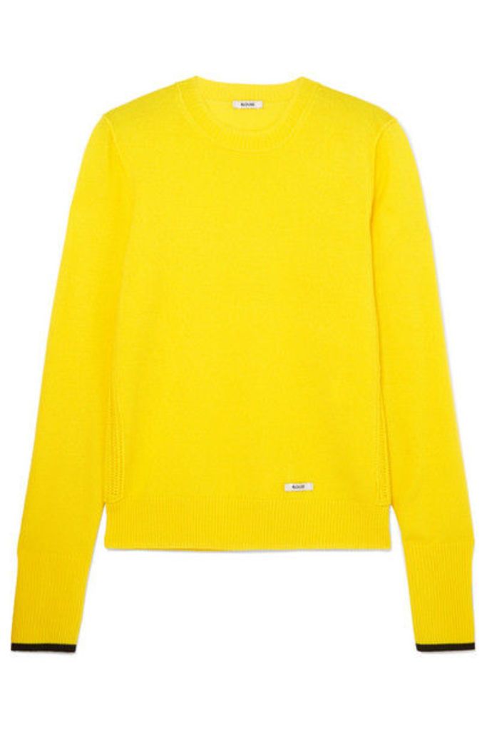 BLOUSE - Glory Cashmere And Wool-blend Sweater - Yellow