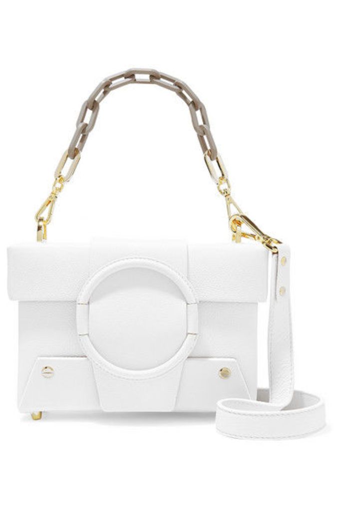Yuzefi - Asher Small Textured-leather Shoulder Bag - White