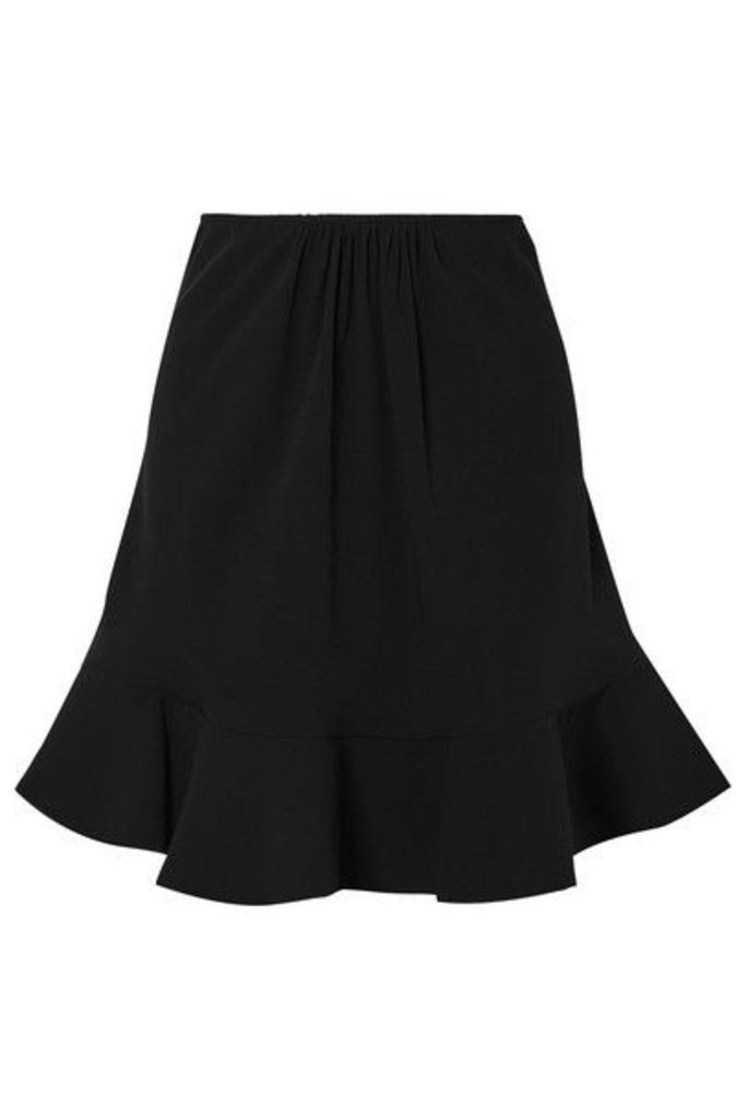 Chloé - Ruffled Crepe Skirt - Black