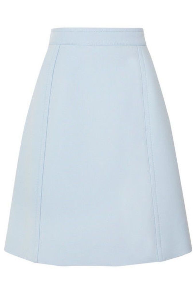 Bottega Veneta - Wool-blend Drill Skirt - Blue