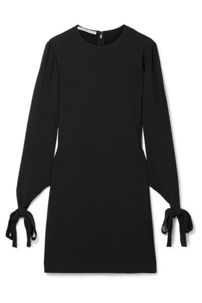 Stella McCartney - Tie-detailed Cady Mini Dress - Black