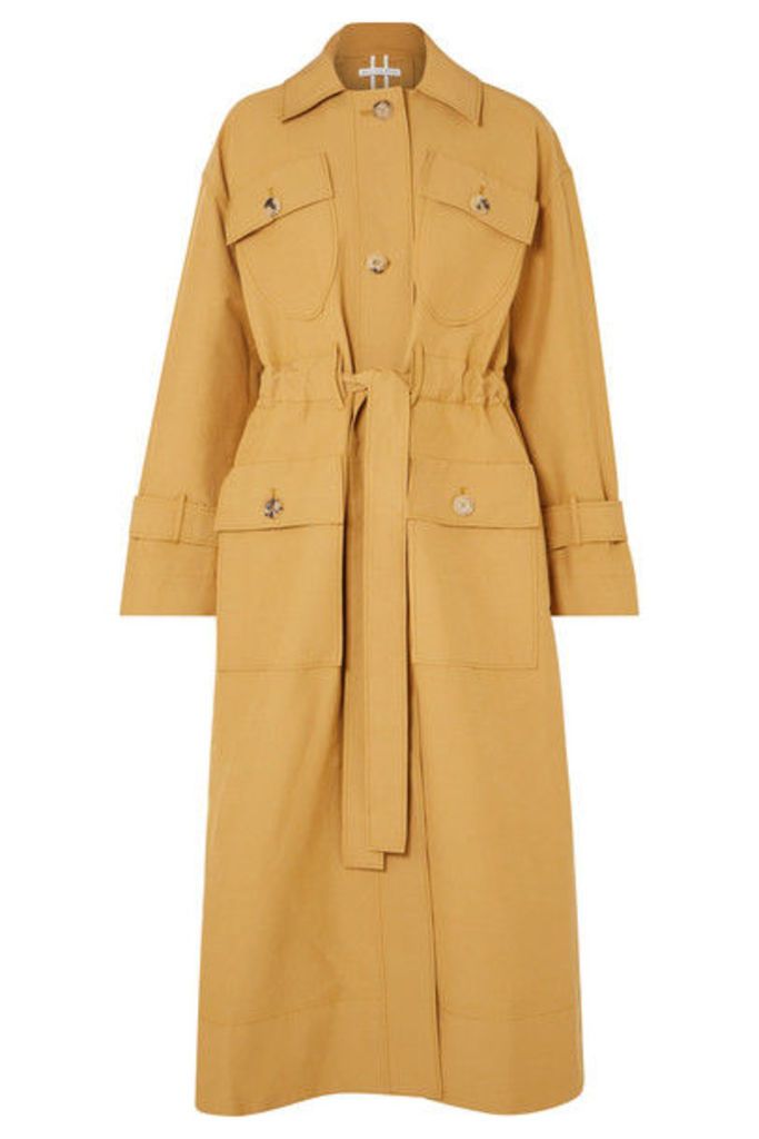 REJINA PYO - Ava Belted Gabardine Trench Coat - Neutral