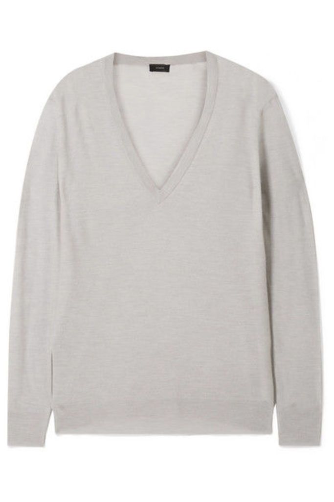 Joseph - Cashmere Sweater - Light gray